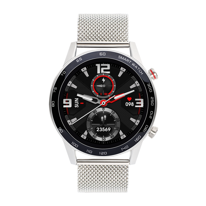 Watchmark Smartwatch WDT95 Plasă argintie
